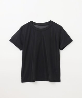 GRACE CONTINENTAL シアークルーカットトップ ブラック