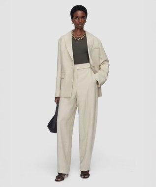 JOSEPH ライトリネンブレンド　トラウザーズ Powder