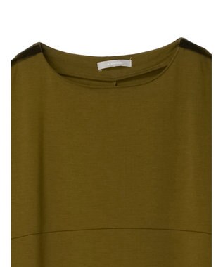 Green Parks armonia．ダンボール配色ワンピース Khaki