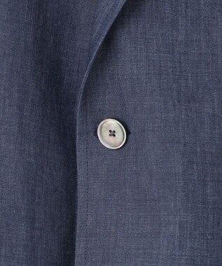 J.PRESS MEN 【WEB・一部店舗限定】リネンキャンブリック ジャケット ネイビー系