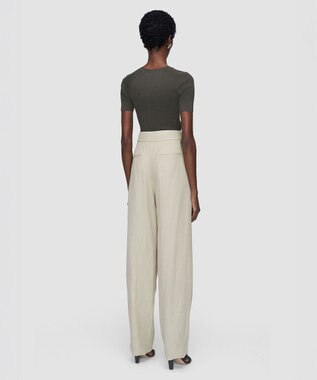 JOSEPH ライトリネンブレンド　トラウザーズ Powder