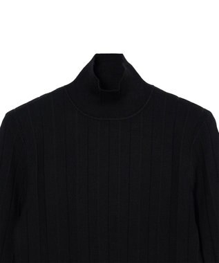 JOSEPH シルクストレッチ プリッセ　ハイネックニット Black