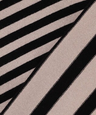 J.PRESS LADIES VIGODA ボーダー ニット モカ×ブラックボーダー系