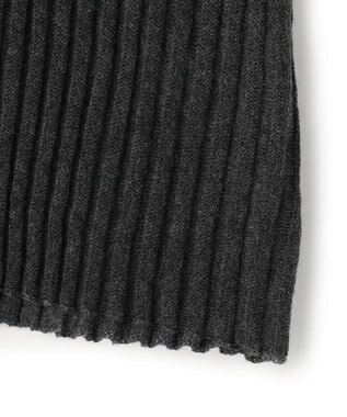 uncrave シアーストライプニット ドルマンカーディガン チャコール