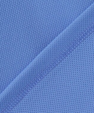 23区GOLF 【MEN】ハニカムライトカノコメッシュ衿ポロ サックスブルー系