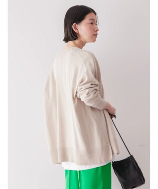 AMERICAN HOLIC ＵＶカットミディニットカーディガン Gray Beige