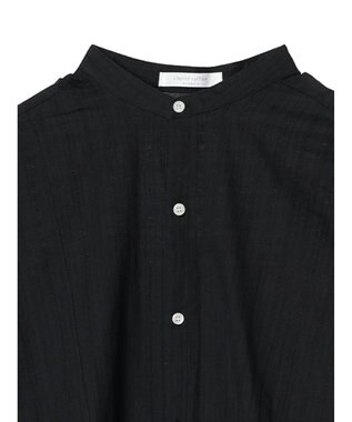 Green Parks カラミバンドカラーシャツ Black