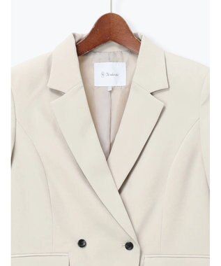 Te chichi フレア袖クロップトテーラードジャケット【AOYAMA FASHION ASSOCIATION × Te chichi】 ベージュ