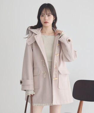 earth music&ecology ダッフルコート Light Beige