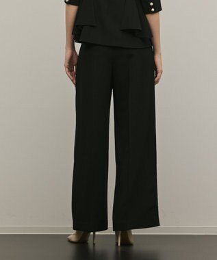 GRACE CONTINENTAL トリアセタックワイドパンツ ブラック