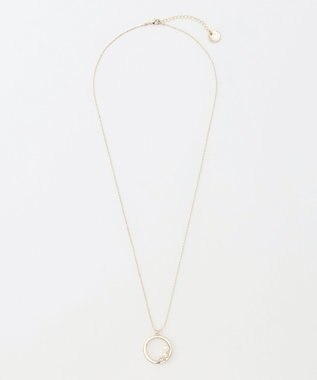 ANY SIS リングジュエル調 ネックレス ライトゴールド