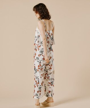 San-ai Resort（三愛水着楽園） 【SALE】ロングパンツセット水着　9M・11L　【Coral veil（コーラルヴェール）】 ホワイト