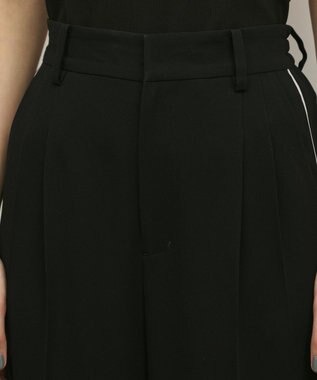 GRACE CONTINENTAL トリアセタックワイドパンツ ブラック