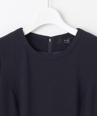 自由区 FORMAL 【お受験/セレモニーに】濃紺洗える/ストレッチワンピース+ジャケット ネイビー系