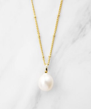 WEB限定】NOBLE PEARL NECKLACE K10淡水パール ダイヤモンド