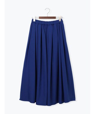Te chichi フラッフィーツイルタックフレアスカート ブルー