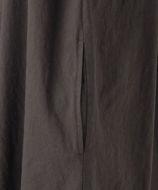 23区 【R(アール)】NALYA リネンヴィスストレッチ ボリュームスリーブワンピース ブラウン系