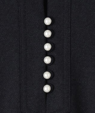 J.PRESS LADIES アクアレジェンドウールジャージー ワンピース ネイビー系