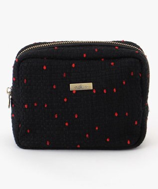 GRACE CONTINENTAL Fabricスクエアポーチ-AW