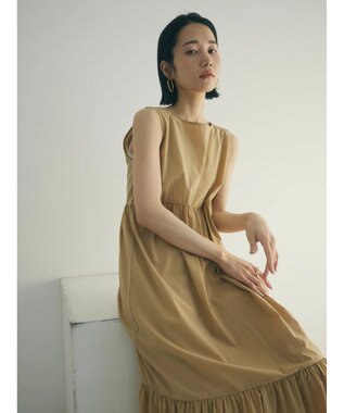 Green Parks armonia.バッククロスワンピース Beige