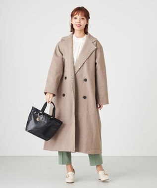 LA BAGAGERIE 【コットン×ポリウレタン】シャイニーミニトート ブラック