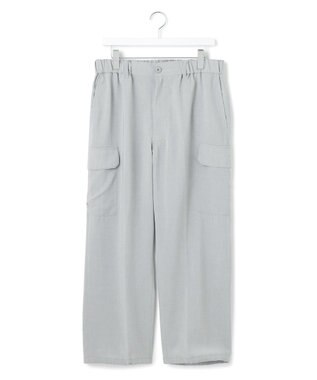 J.PRESS YORK STREET 【UNISEX】リネンライクイージー カーゴパンツ