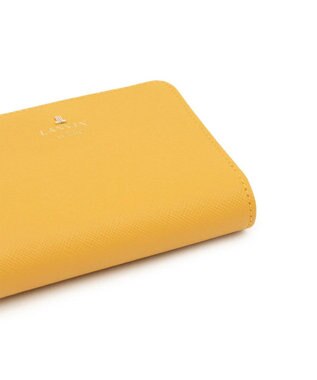 LANVIN en Bleu リュクサンブールカラー 二つ折りLファスナー財布 マスタード