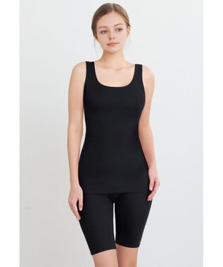 WACOAL あったかインナー 【ふんわりあったか】 ノースリーブ 天綿オーガニックを使用 あたたかい ムレにくい しなやかでやわらかい レディース CLB610 /ワコール ブラック