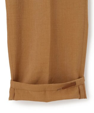 J.PRESS YORK STREET 【UNISEX】リネンライクイージー カーゴパンツ ブラウン系