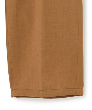 J.PRESS YORK STREET 【UNISEX】リネンライクイージー カーゴパンツ ブラウン系