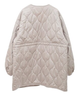 earth music&ecology キルティングハーフコート Beige