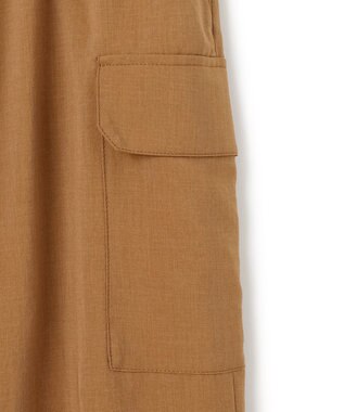 J.PRESS YORK STREET 【UNISEX】リネンライクイージー カーゴパンツ ブラウン系
