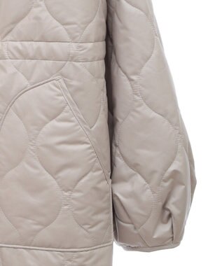 earth music&ecology キルティングハーフコート Beige