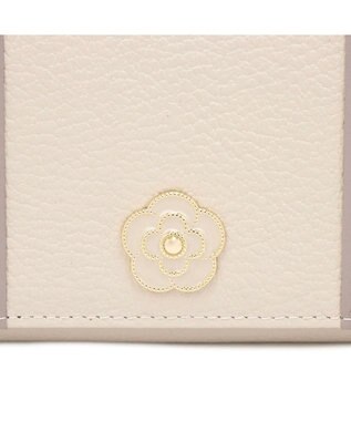 CLATHAS ソフィア かぶせ長財布 アイボリー