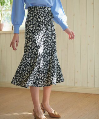  フラワープリント スカート