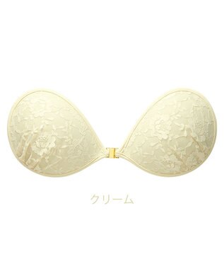 BRADELIS New York 【NuBra / ナチュラルタイプ】ヌーブラ・エアーライト ノエジア  蒸れにくい バックレス コレクション デザインヌーブラ 正規品 クリーム