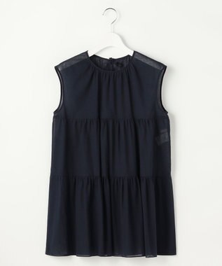 自由区 S ノースリーブコットン ブラウス