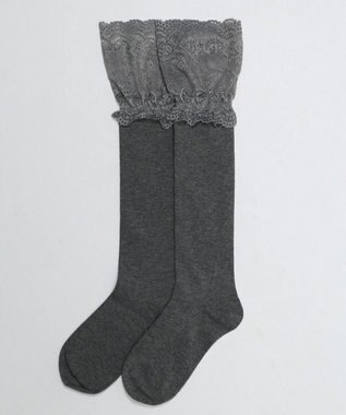 WEGO レース切替ハイソックス