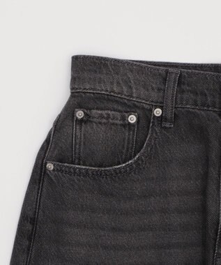 WEGO サマーデニムルーズワイドパンツ デニムブラック