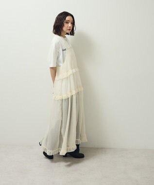 Green Parks ・Ｐｅｔｉｔ　Ｆｌｅｕｒ　シアーティアードキャミワンピ Ivory