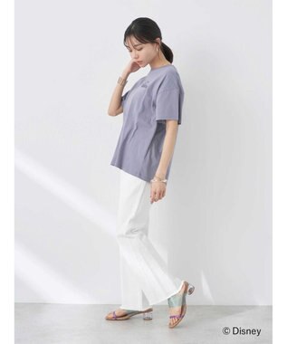 earth music&ecology リトル・マーメイド / プリントTee Charcoal Gray