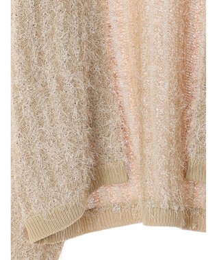 earth music&ecology ふさふさショートカーディガン Beige