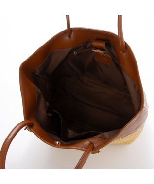 UNBILLION ペルケ perche / エステルメッシュ・牛革付属トート キャメル