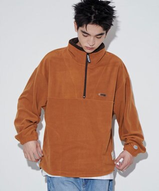 WEGO DISCUSフリースハーフジップPO