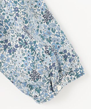 J.PRESS LADIES L 【洗える】LIBERTY Joanna Louise/Phoebe クルーネック ブラウス ブルー系5