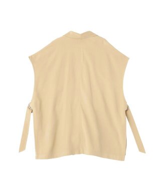 AMERICAN HOLIC 【花粉防止加工】サイドスリットベスト Beige