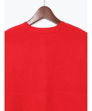 Te chichi 【R by Te chichi】ポケット付きミラノリブカーディガン《2025winter catalog item》 レッド