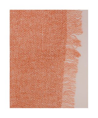 UNBILLION カシュネ cache nez / カシミヤエアリー無地ストール オレンジ