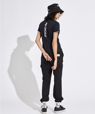 PW CIRCULUS 【UVカット / 吸水速乾】【WOMEN】グラフィティ モック T ゴルフウェア レディース ブラック系