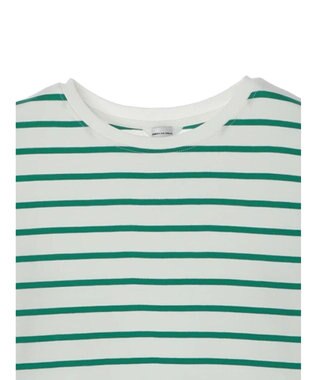 AMERICAN HOLIC Ｄａｉｌｙ！　ラウンドカットチュニック Border Green